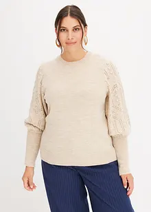 Pull à motif ajouré, bonprix