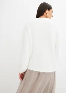 Pull en fil duveteux, bonprix