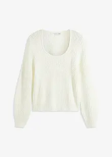 Pull à décolleté carré, bonprix