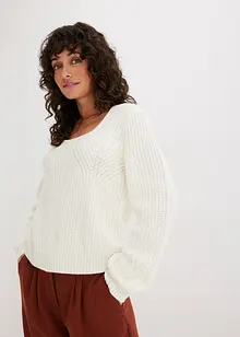 Pull à décolleté carré, bonprix