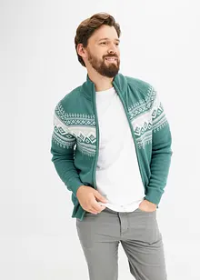 Gilet en maille à motif norvégien, bonprix