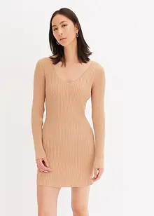 Robe en maille côtelée, bonprix