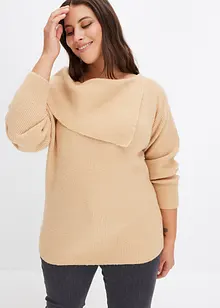 Pull avec un large col, bonprix