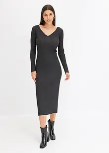 Robe en maille côtelée, bonprix