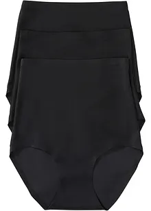 Lot de 3 culottes taille haute sculptantes, maintien modéré, bonprix