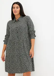 Robe blouse en crêpe, bonprix