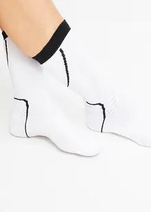 Lot de 4 paires de chaussettes avec semelle doublée en éponge, bonprix