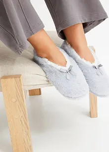 Chaussettes d'intérieur en polaire peluche avec semelle antidérapante, bonprix