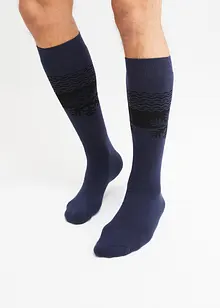 Lot de 3 paires de chaussettes mi-bas chaudes avec un intérieur doux en éponge, bonprix