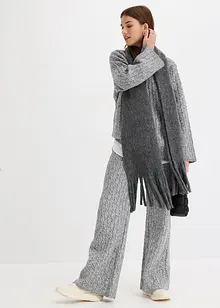 Pull oversize en maille torsadée, bonprix