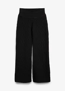 Pantalon en maille torsadée, bonprix