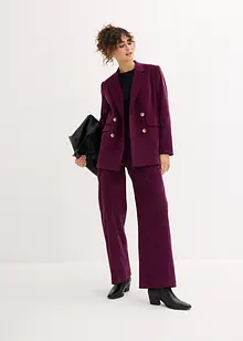Blazer en velours côtelé à double rangée de boutons, bonprix