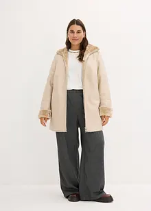 Manteau aspect peau de mouton, bonprix