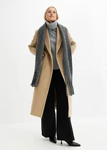 Manteau croisé aspect laine, bonprix