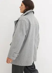 Manteau caban aspect laine, bonprix