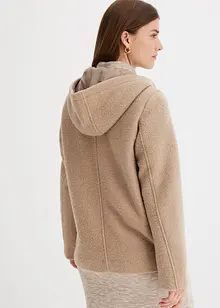 Veste caban en bouclé moelleux, bonprix