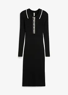 Robe en maille côtelée, bonprix