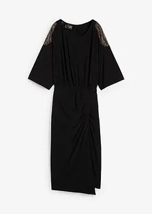 Robe en jersey à manches chauve-souris, bonprix