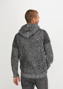 Pull à capuche et détails motard, bonprix