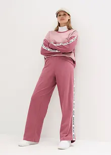 Survêtement avec sweat et pantalon large (ens. 2 pces), bonprix