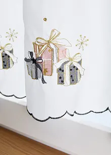 Brise-bise en polyester recyclé motif cadeaux de Noël, bonprix