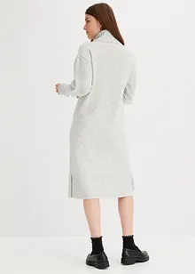 Robe en maille fendue sur le côté, bonprix