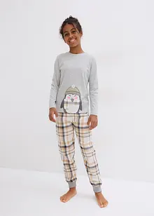 Pyjama enfant avec pantalon en flanelle (ens. 2 pces), bonprix