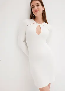 Robe en maille avec découpes, bonprix