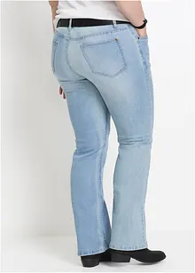 Jean bootcut taille mi-haute, extensible et confortable, bonprix