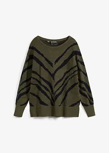 Pull en jacquard, bonprix