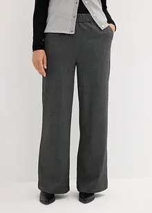 Pantalon palazzo à taille élastiquée, bonprix