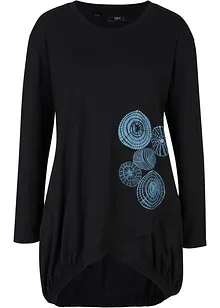 T-shirt long 100% coton, bonprix