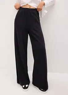 Pantalon sweat ample avec bas de jambe zippés et ceinture élastiquée, bonprix