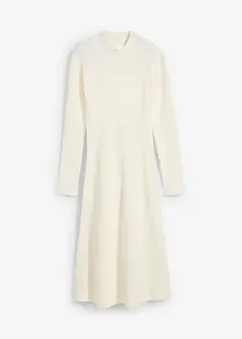 Robe en maille à col montant, bonprix