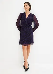 Robe imprimée en mesh, bonprix