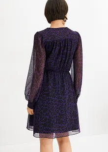 Robe imprimée en mesh, bonprix