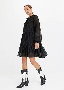 Robe-tunique avec effet brillant, bonprix