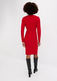 Robe en jersey avec fronces et effet drapé, bonprix