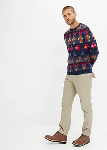 Pull à motif de Noël, bonprix