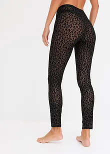 Legging avec motif en velours, bonprix