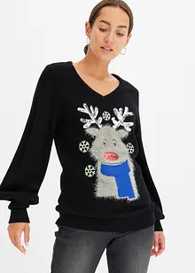 Pull de Noël, bonprix