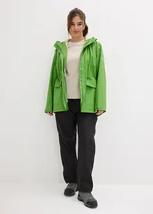 Veste de pluie avec doublure peluche en matière imperméable, bonprix