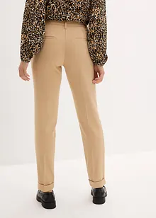 Pantalon étroit à revers, bonprix