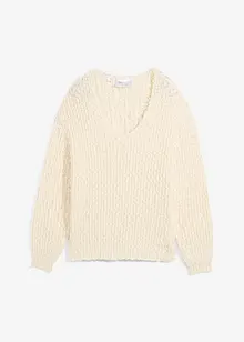 Pull en fil bouclé, bonprix