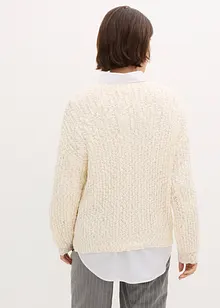 Pull en fil bouclé, bonprix