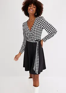 Robe courte avec jupe en matière néoprène, bonprix