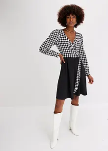 Robe courte avec jupe en matière néoprène, bonprix