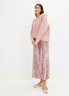 Pull oversize en maille bouclette, bonprix