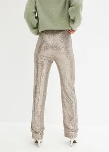 Pantalon en jersey à sequins, bonprix