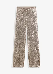 Pantalon en jersey à sequins, bonprix